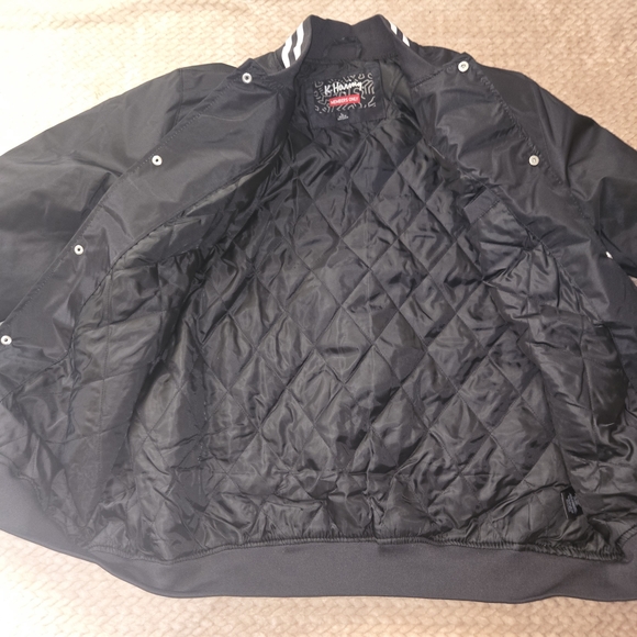 Members Only x Keith Haring size XL Andy Mouse Bomber Jacket Black. - Picture 11 of 13